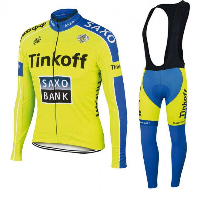 2015 Saxo Bank Tinkoff Fahrradbekleidung Radtrikot Satz Langarm und Lange Trägerhose Radtrikot Kaufen 2015 Saxo Bank Tinkoff Fahrradbekleidung Radtrikot Satz Langarm und Lange Trägerhose Radtrikot Kaufen