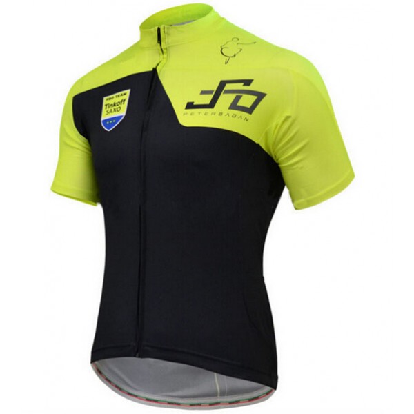 2015 Tinkoff Saxo Radtrikot Kurzarm gelb Radtrikot Kaufen