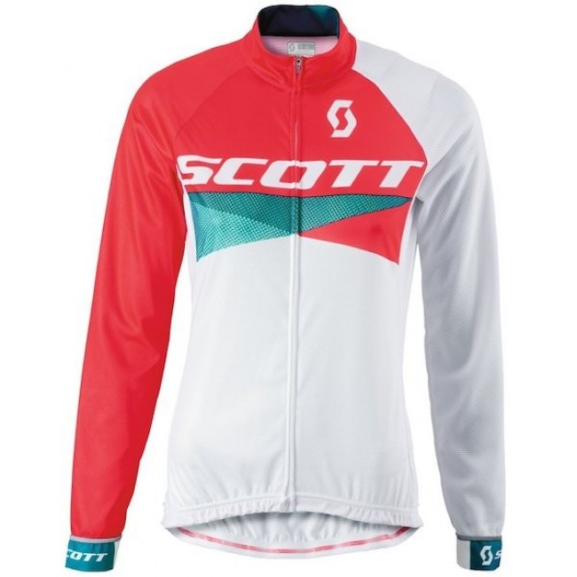 2015 Scott RC Weiß/Rot Damen Radtrikot Langarm Radtrikot Kaufen 2015 Scott RC Weiß/Rot Damen Radtrikot Langarm Radtrikot Kaufen