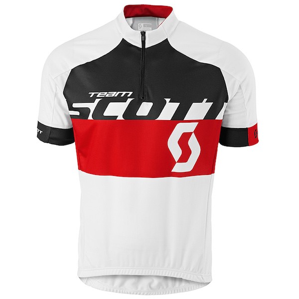 2015 Proteam Scott Schwarz-Rot Radtrikot Kurzarm Radtrikot Kaufen