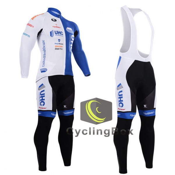 2015 UHC Fahrradbekleidung Radtrikot Satz Langarm und Lange Trägerhose Radtrikot Kaufen