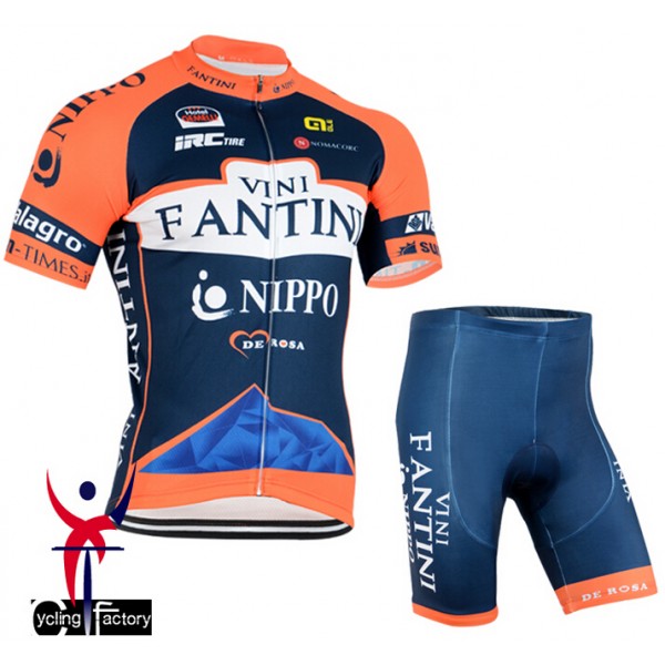 2015 Vini Fantini NIPPO Radbekleidung Radtrikot Kurzarm und Fahrradhosen Kurz Radtrikot Kaufen