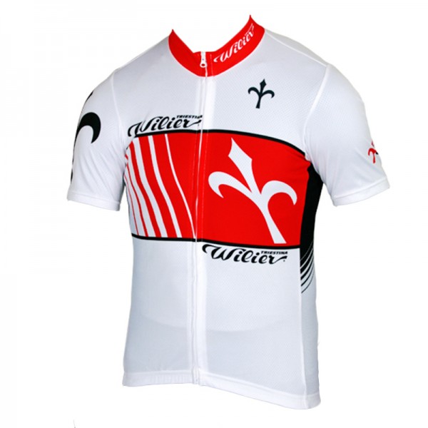 2015 WILIER Weiß Rot Radtrikot Kurzarm Radtrikot Kaufen