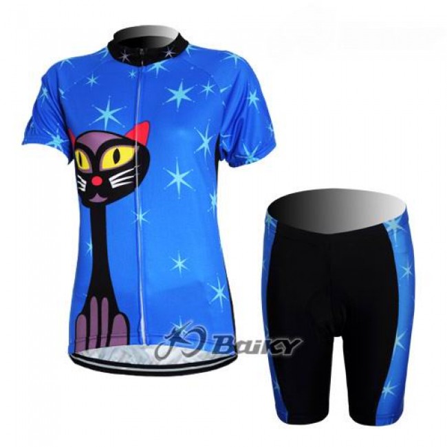 Blue Cat Radbekleidung Radtrikot Kurzarm und Fahrradhosen Kurz Blau Damen Radtrikot Kaufen Blue Cat Radbekleidung Radtrikot Kurzarm und Fahrradhosen Kurz Blau Damen Radtrikot Kaufen