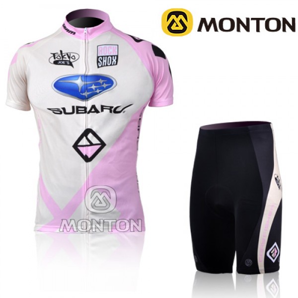 2011 SUBARU Damen Radbekleidung Radtrikot Kurzarm und Fahrradhosen Kurz Radtrikot Kaufen