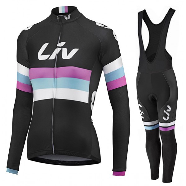 2015 Damen LIV Fahrradbekleidung Radtrikot Satz Langarm und Lange Fahrradhose Radtrikot Kaufen