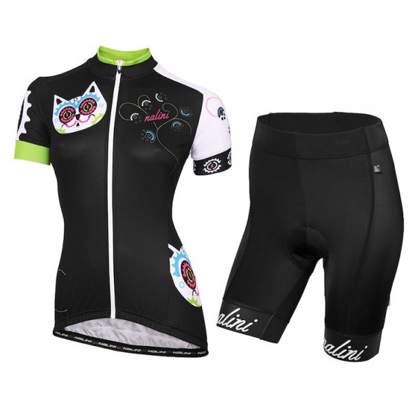 2015 Nalini Cat Damen Radbekleidung Radtrikot Kurzarm und Fahrradhosen Kurz Radtrikot Kaufen