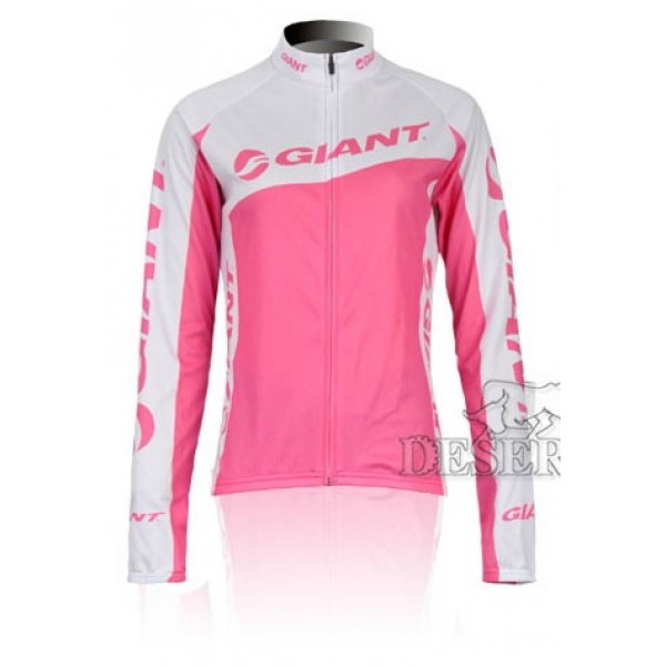 2012 Damen giant pink Fahrradtrikot Langarm Radtrikot Kaufen