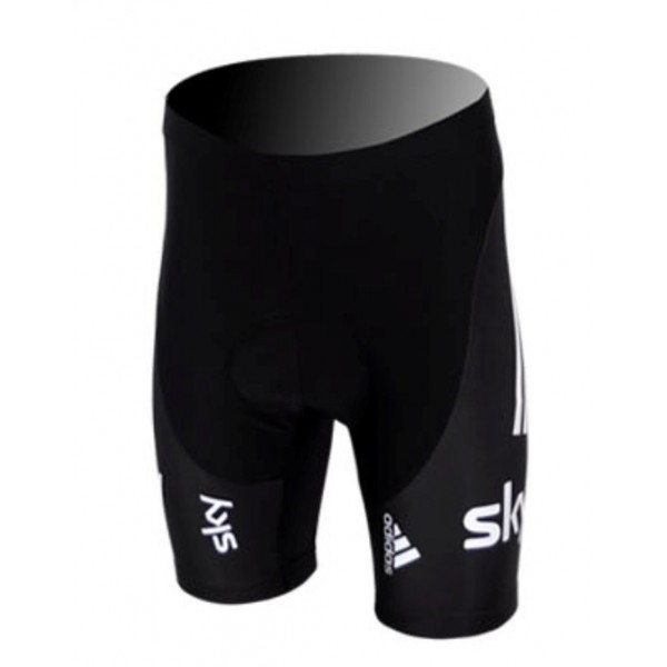2013 Team Sky UCI Kurz Radhose Schwarz Weiß Radtrikot Kaufen