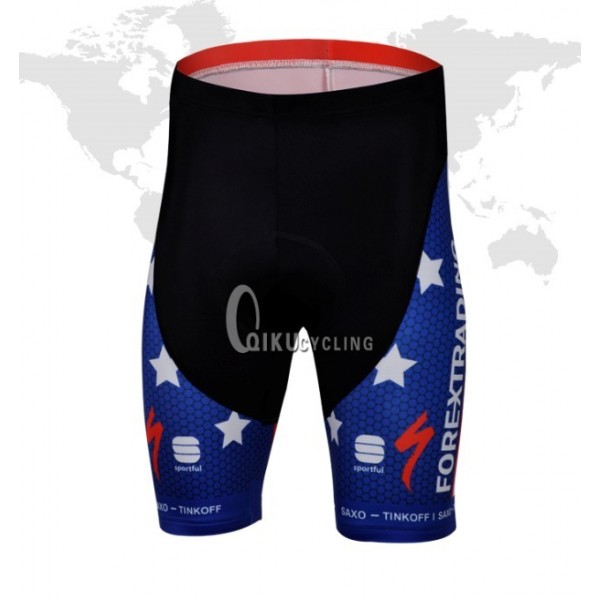 2013 Saxo Bank Tinkoff USA Champion Kurz Radhose Blau Weiß Rot Radtrikot Kaufen