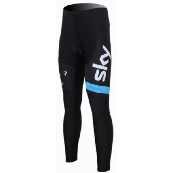 2013 Team Sky Lang Radhose Schwarz Blau Radtrikot Kaufen