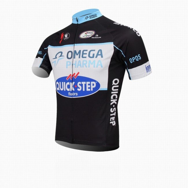 2014 Omega Pharma Quick Step Radtrikot Kurzarm Schwarz Radtrikot Kaufen 2014 Omega Pharma Quick Step Radtrikot Kurzarm Schwarz Radtrikot Kaufen