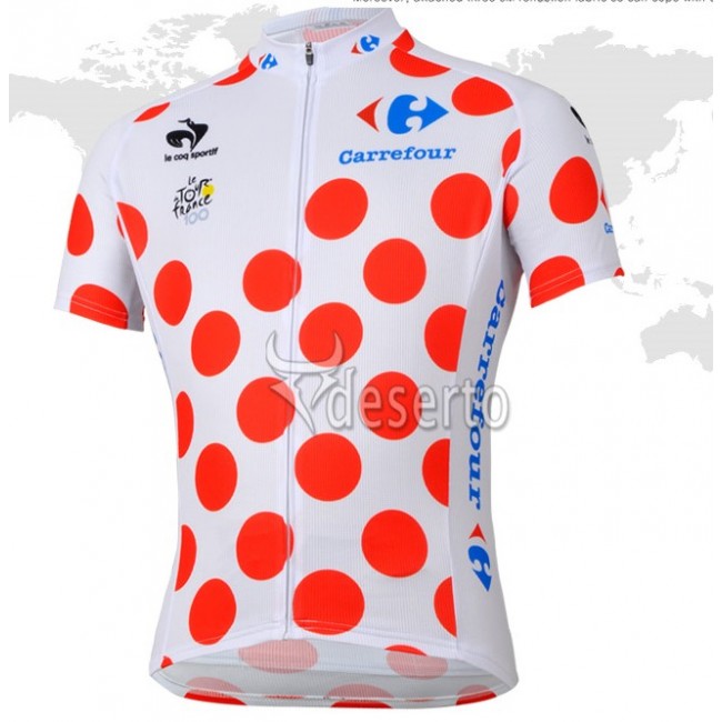 Tour de France le coq sportif Gepunktetes Trikot Radtrikot Kurzarm Radtrikot Kaufen Tour de France le coq sportif Gepunktetes Trikot Radtrikot Kurzarm Radtrikot Kaufen