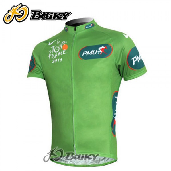 2011 Tour de France Radtrikot Kurzarm Grünes Trikot Radtrikot Kaufen