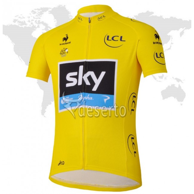 2013 Team Sky Gelbes Trikot Radtrikot Kurzarm Radtrikot Kaufen 2013 Team Sky Gelbes Trikot Radtrikot Kurzarm Radtrikot Kaufen
