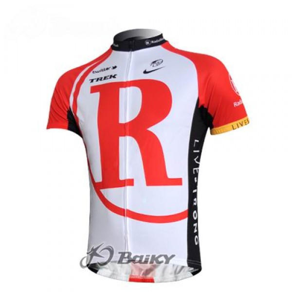 RadioShack Trek Pro Team Radtrikot Kurzarm Rot Weiß Radtrikot Kaufen