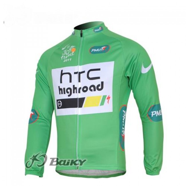 HTC-Highroad Pro Team Fahrradtrikot Langarm Grün Radtrikot Kaufen HTC-Highroad Pro Team Fahrradtrikot Langarm Grün Radtrikot Kaufen