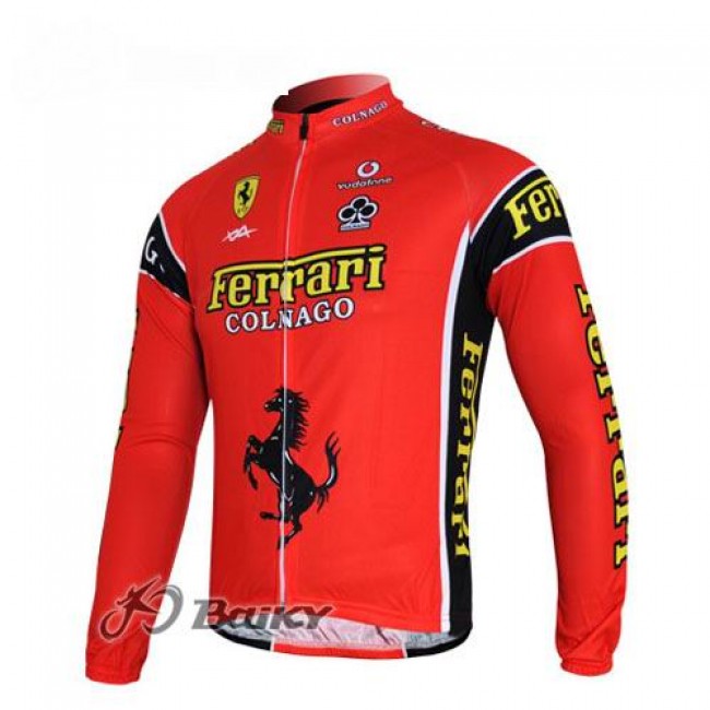 Ferrari Colnago Pro Team Fahrradtrikot Langarm Rot Radtrikot Kaufen Ferrari Colnago Pro Team Fahrradtrikot Langarm Rot Radtrikot Kaufen