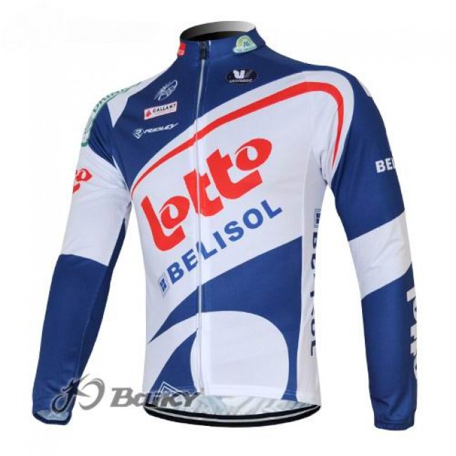 Lotto Belisol Pro Team Fahrradtrikot Langarm Weiß Blau Radtrikot Kaufen Lotto Belisol Pro Team Fahrradtrikot Langarm Weiß Blau Radtrikot Kaufen