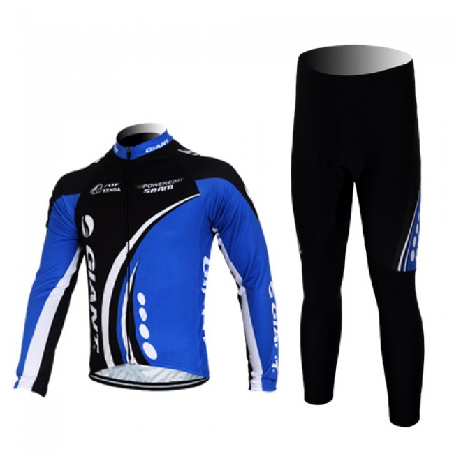 Giant kenda pro Radbekleidung Satz Fahrradtrikot Langarm und Lang Radhose Schwarz Blau Radtrikot Kaufen Giant kenda pro Radbekleidung Satz Fahrradtrikot Langarm und Lang Radhose Schwarz Blau Radtrikot Kaufen