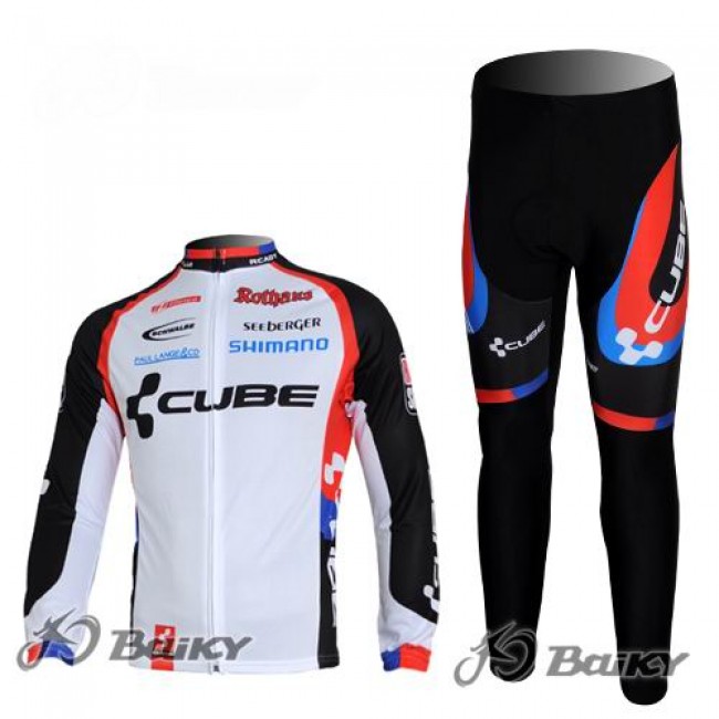 Cube Fintro Pro Team Radbekleidung Satz Fahrradtrikot Langarm und Lang Radhose Weiß Schwarz Radtrikot Kaufen Cube Fintro Pro Team Radbekleidung Satz Fahrradtrikot Langarm und Lang Radhose Weiß Schwarz Radtrikot Kaufen