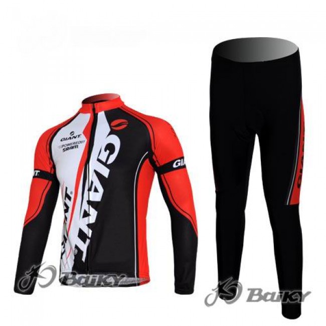 Giant Sram Pro Team Radbekleidung Satz Fahrradtrikot Langarm und Lang Radhose Rot Weiß Schwarz Radtrikot Kaufen Giant Sram Pro Team Radbekleidung Satz Fahrradtrikot Langarm und Lang Radhose Rot Weiß Schwarz Radtrikot Kaufen
