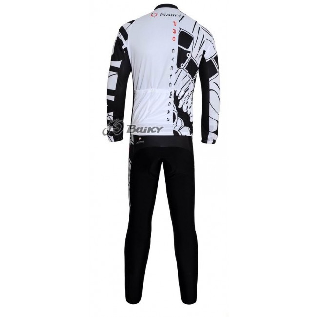 Nalini Pro Team Radbekleidung Satz Fahrradtrikot Langarm und Lang Radhose Weiß Schwarz Radtrikot Kaufen Nalini Pro Team Radbekleidung Satz Fahrradtrikot Langarm und Lang Radhose Weiß Schwarz Radtrikot Kaufen