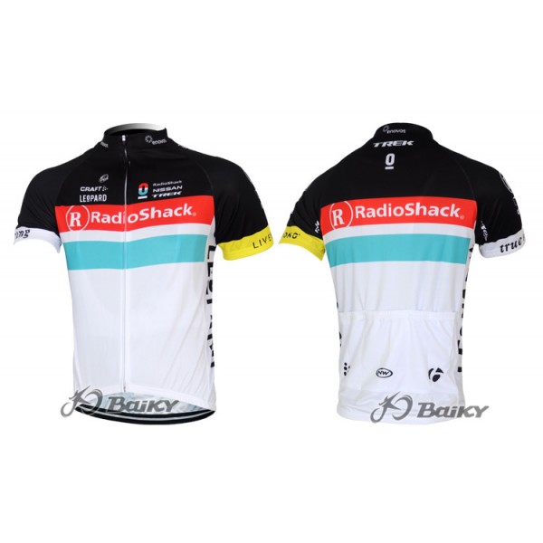 RadioShack Trek Nissan Pro Team Aero Radtrikot KurzarmWeiß Radtrikot Kaufen