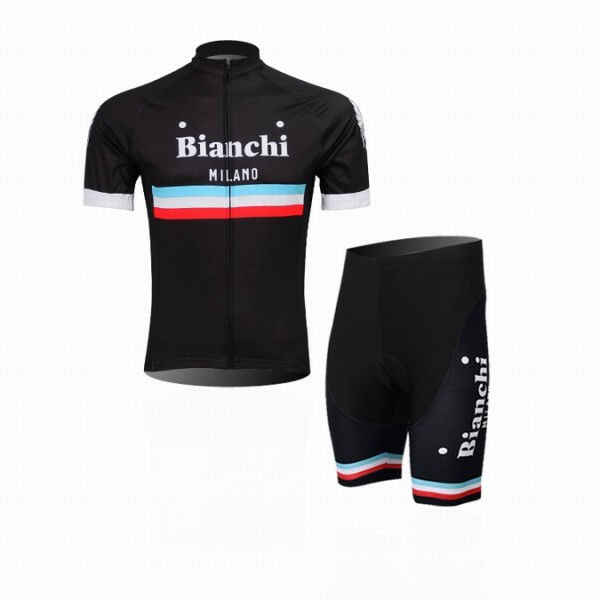 2014 Bianchi Radbekleidung Radtrikot Kurzarm und Fahrradhosen Kurz Radtrikot Kaufen