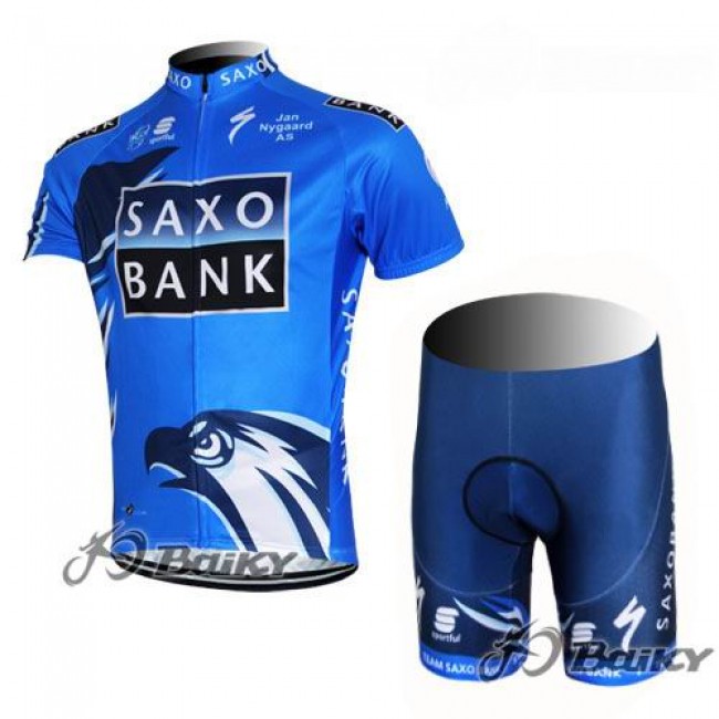 2012 Saxo Bank Radbekleidung Radtrikot Kurzarm und Fahrradhosen Kurz Blau Radtrikot Kaufen 2012 Saxo Bank Radbekleidung Radtrikot Kurzarm und Fahrradhosen Kurz Blau Radtrikot Kaufen