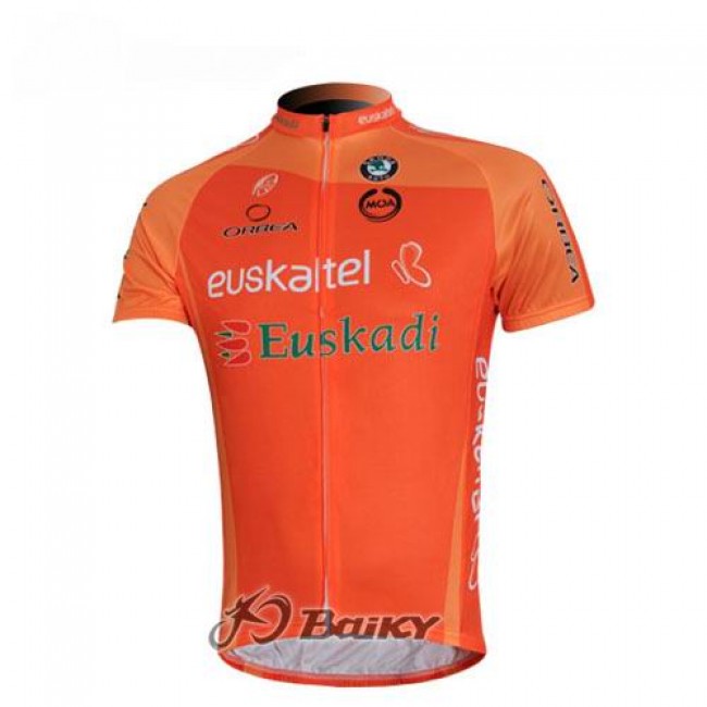 Euskaltel-Euskadi Pro Team Radtrikot Kurzarm Orange Radtrikot Kaufen Euskaltel-Euskadi Pro Team Radtrikot Kurzarm Orange Radtrikot Kaufen