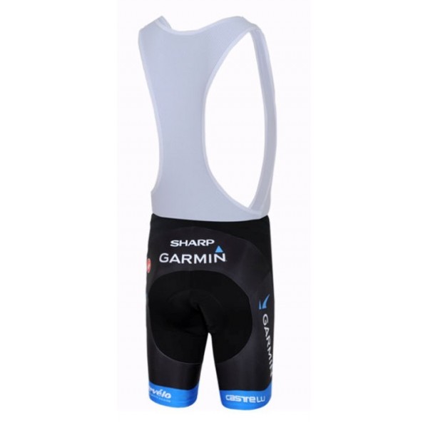 2013 Garmin Sharp Barracuda Cervelo Fahrradbekleidung Satz Fahrradtrikot Kurzarm Trikot und Kurz Trägerhose Blau Radtrikot Kaufen