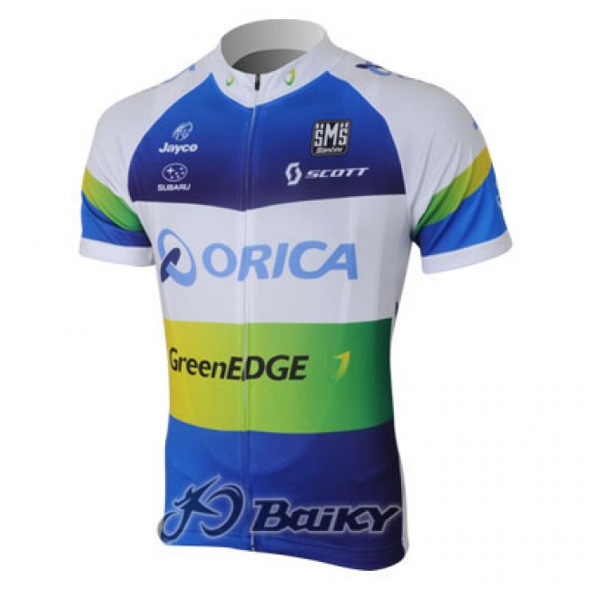 2013 Green Edge ORICA Radtrikot Kurzarm Blau Radtrikot Kaufen 2013 Green Edge ORICA Radtrikot Kurzarm Blau Radtrikot Kaufen