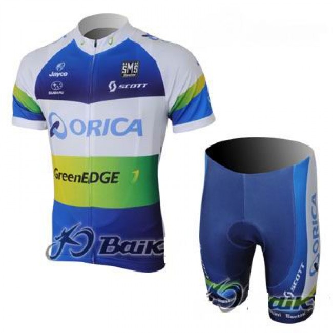 2013 Green Edge ORICA Radtrikot Kurzarm und Kurz Radhose Kits Blau Radtrikot Kaufen 2013 Green Edge ORICA Radtrikot Kurzarm und Kurz Radhose Kits Blau Radtrikot Kaufen