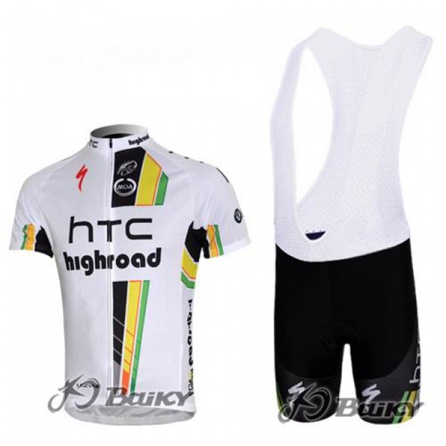 HTC-Highroad Pro Team Radtrikot Kurzarm Kurz Trägerhose Kits Weiß Radtrikot Kaufen HTC-Highroad Pro Team Radtrikot Kurzarm Kurz Trägerhose Kits Weiß Radtrikot Kaufen
