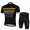 2013 Livestrong Radtrikot Kurzarm und Kurz Radhose Kits Schwarz Gelb Radtrikot Kaufen