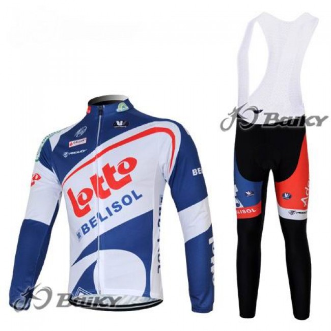 Lotto Belisol Fahrradbekleidung Radtrikot Satz Langarm und Lange Trägerhose Weiß Blau Radtrikot Kaufen Lotto Belisol Fahrradbekleidung Radtrikot Satz Langarm und Lange Trägerhose Weiß Blau Radtrikot Kaufen