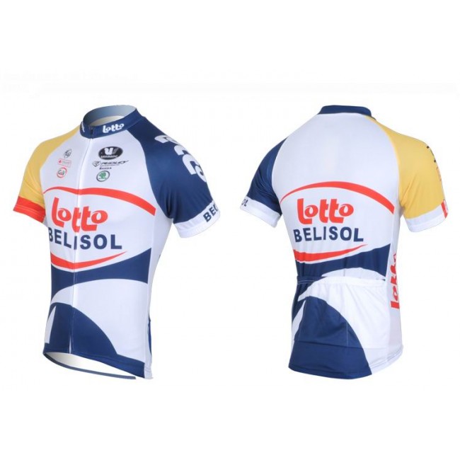 2013 Lotto Belisol Fahrradbekleidung Satz Fahrradtrikot Kurzarm Trikot und Kurz Trägerhose Weiß Blau Radtrikot Kaufen 2013 Lotto Belisol Fahrradbekleidung Satz Fahrradtrikot Kurzarm Trikot und Kurz Trägerhose Weiß Blau Radtrikot Kaufen
