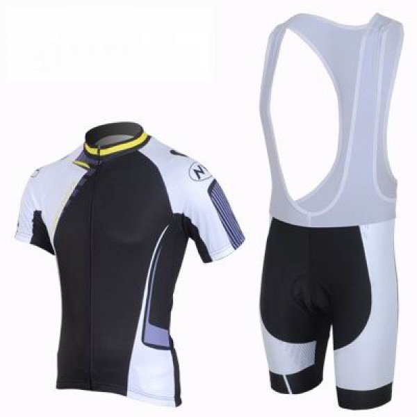 2013 Northwave Fahrradbekleidung Satz Fahrradtrikot Kurzarm Trikot und Kurz Trägerhose Schwarz Weiß Radtrikot Kaufen