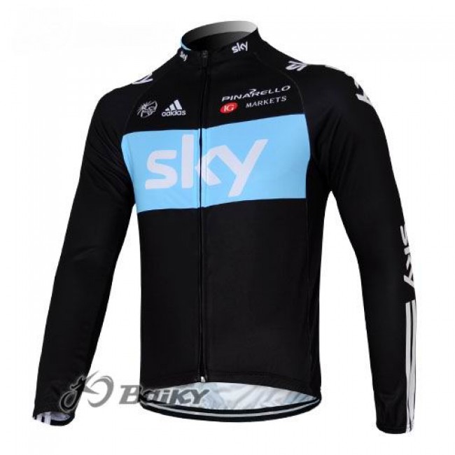 Sky Pinarello Pro Team Fahrradtrikot Langarm Schwarz Blau Radtrikot Kaufen Sky Pinarello Pro Team Fahrradtrikot Langarm Schwarz Blau Radtrikot Kaufen