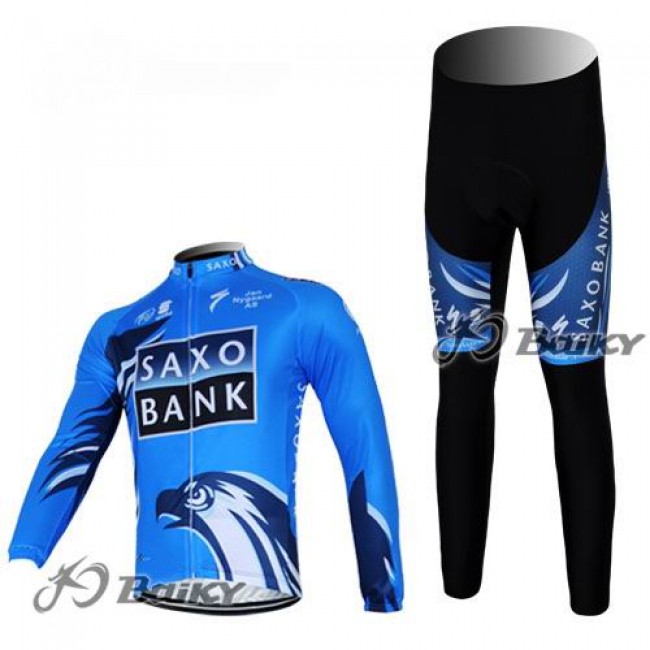 Saxo Bank Sungard Pro Team Fahrradbekleidung Radtrikot Satz Langarm und Lange Fahrradhose Blau Schwarz Radtrikot Kaufen Saxo Bank Sungard Pro Team Fahrradbekleidung Radtrikot Satz Langarm und Lange Fahrradhose Blau Schwarz Radtrikot Kaufen