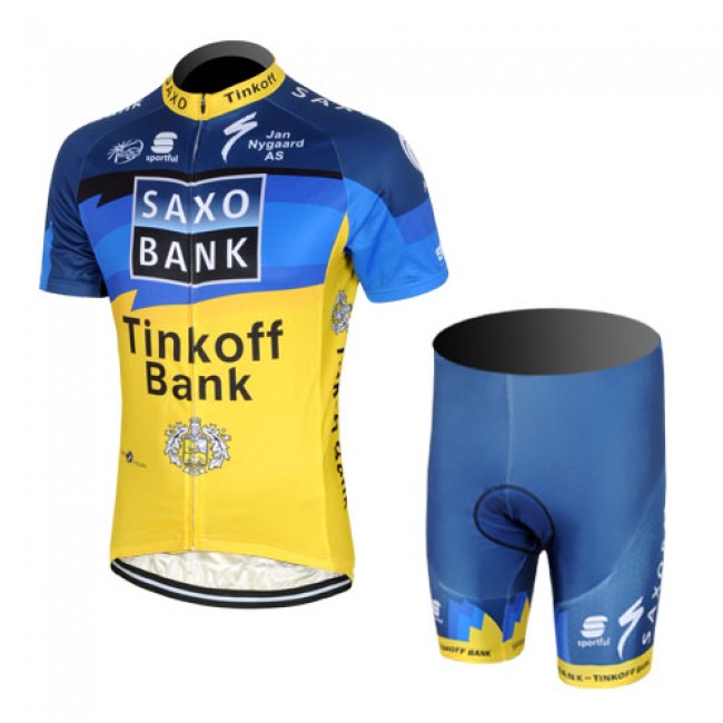 2013 Saxo Bank Tinkoff Pro Team Radtrikot Kurzarm und Kurz Radhose Kits Blau Gelb Radtrikot Kaufen 2013 Saxo Bank Tinkoff Pro Team Radtrikot Kurzarm und Kurz Radhose Kits Blau Gelb Radtrikot Kaufen