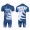 2013 Saxo Bank Tinkoff Pro Team Radtrikot Kurzarm und Kurz Radhose Kits Blau Radtrikot Kaufen