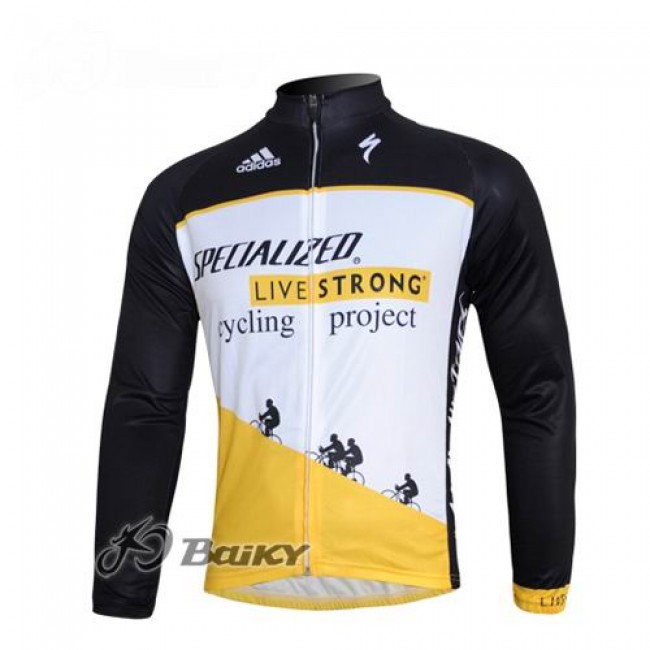Specialized Livestrong Fahrradtrikot Langarm Weiß Schwarz Gelb Radtrikot Kaufen Specialized Livestrong Fahrradtrikot Langarm Weiß Schwarz Gelb Radtrikot Kaufen