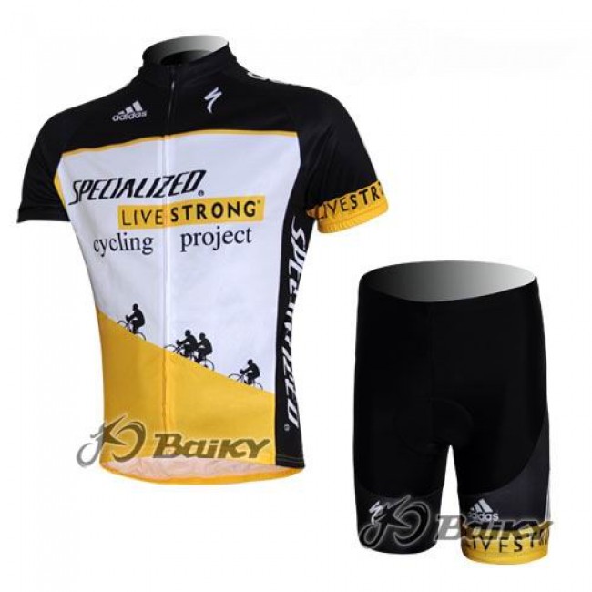 Specialized Livestrong Radbekleidung Radtrikot Kurzarm und Fahrradhosen Kurz Weiß Gelb Radtrikot Kaufen Specialized Livestrong Radbekleidung Radtrikot Kurzarm und Fahrradhosen Kurz Weiß Gelb Radtrikot Kaufen