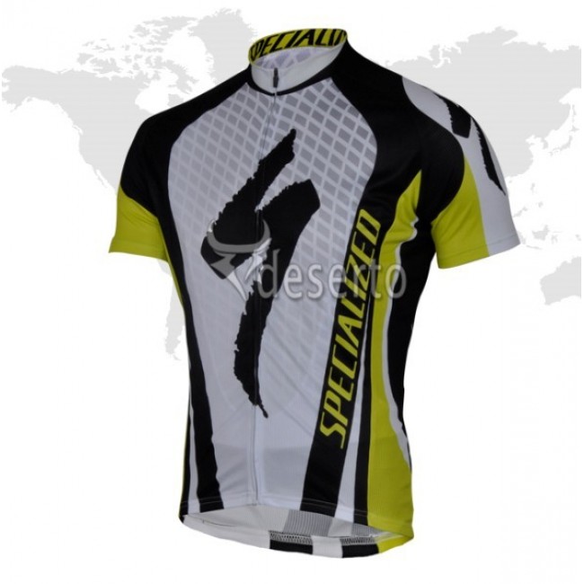 Specialized Radtrikot Kurzarm Weiß Schwarz Gelb 2013 Radtrikot Kaufen Specialized Radtrikot Kurzarm Weiß Schwarz Gelb 2013 Radtrikot Kaufen