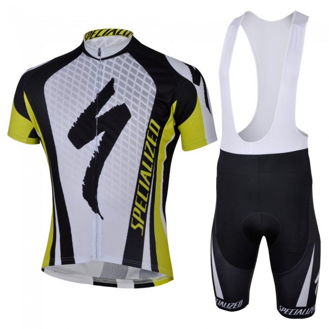 2013 Specialized Fahrradbekleidung Satz Fahrradtrikot Kurzarm Trikot und Kurz Trägerhose Weiß Schwarz Gelb Radtrikot Kaufen 2013 Specialized Fahrradbekleidung Satz Fahrradtrikot Kurzarm Trikot und Kurz Trägerhose Weiß Schwarz Gelb Radtrikot Kaufen