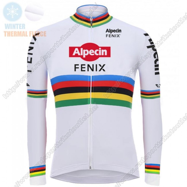 Profiteams Winter 2021 Alpecin Fenix World Champion Weiß Radsport Trikot Langarm SVNJJ Radtrikot Kaufen Profiteams Winter 2021 Alpecin Fenix World Champion Weiß Radsport Trikot Langarm SVNJJ Radtrikot Kaufen