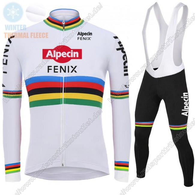 Profiteams Winter 2021 Alpecin Fenix World Champion Weiß Radsport Fahrradbekleidung Trikot Langarm+Lang Trägerho Radtrikot Kaufen Profiteams Winter 2021 Alpecin Fenix World Champion Weiß Radsport Fahrradbekleidung Trikot Langarm+Lang Trägerho Radtrikot Kaufen