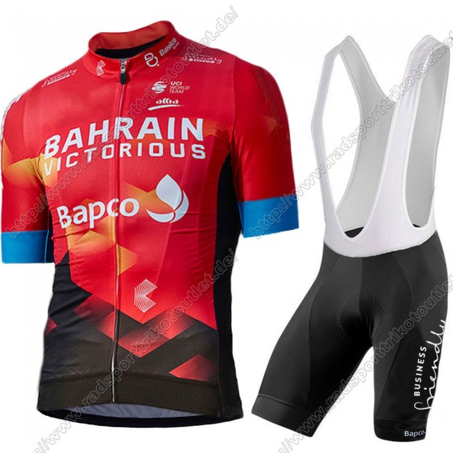 Profiteams Bahrain Victorious 2021 Radbekleidung Satz Trikot Kurzarm+Trägerhosen Set Outl Radtrikot Kaufen Profiteams Bahrain Victorious 2021 Radbekleidung Satz Trikot Kurzarm+Trägerhosen Set Outl Radtrikot Kaufen